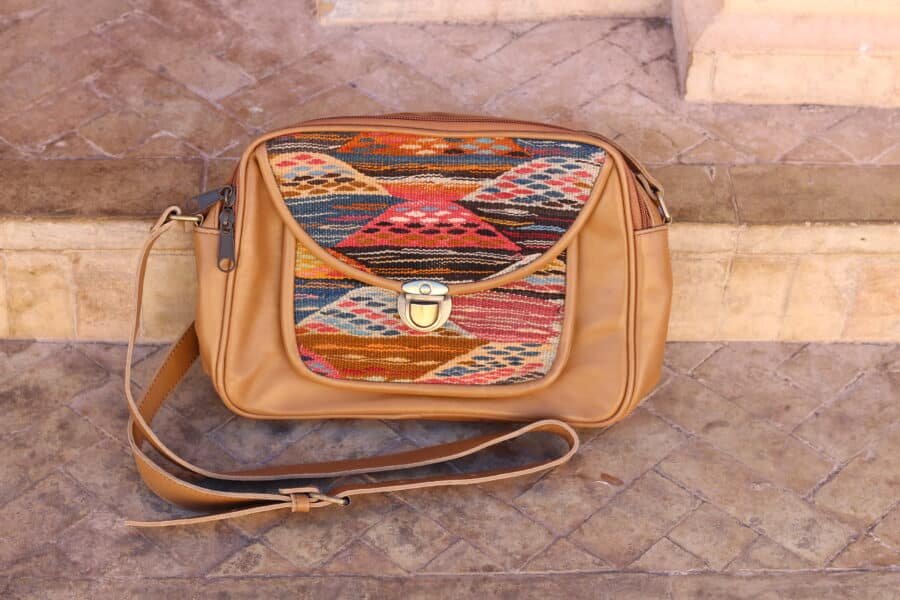 Enchant Cross Over Leather Bag front view