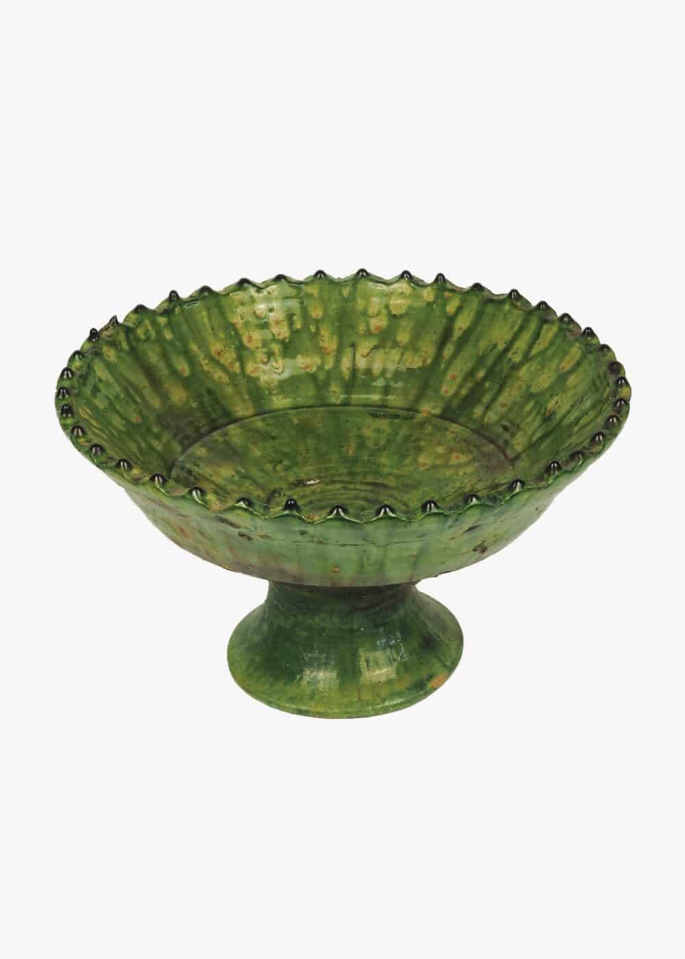 the Beautiful Ceramic Serving Bowl with fresh fruit