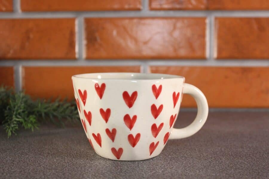 Magic Ceramic Mug revealing hidden design with hot liquid