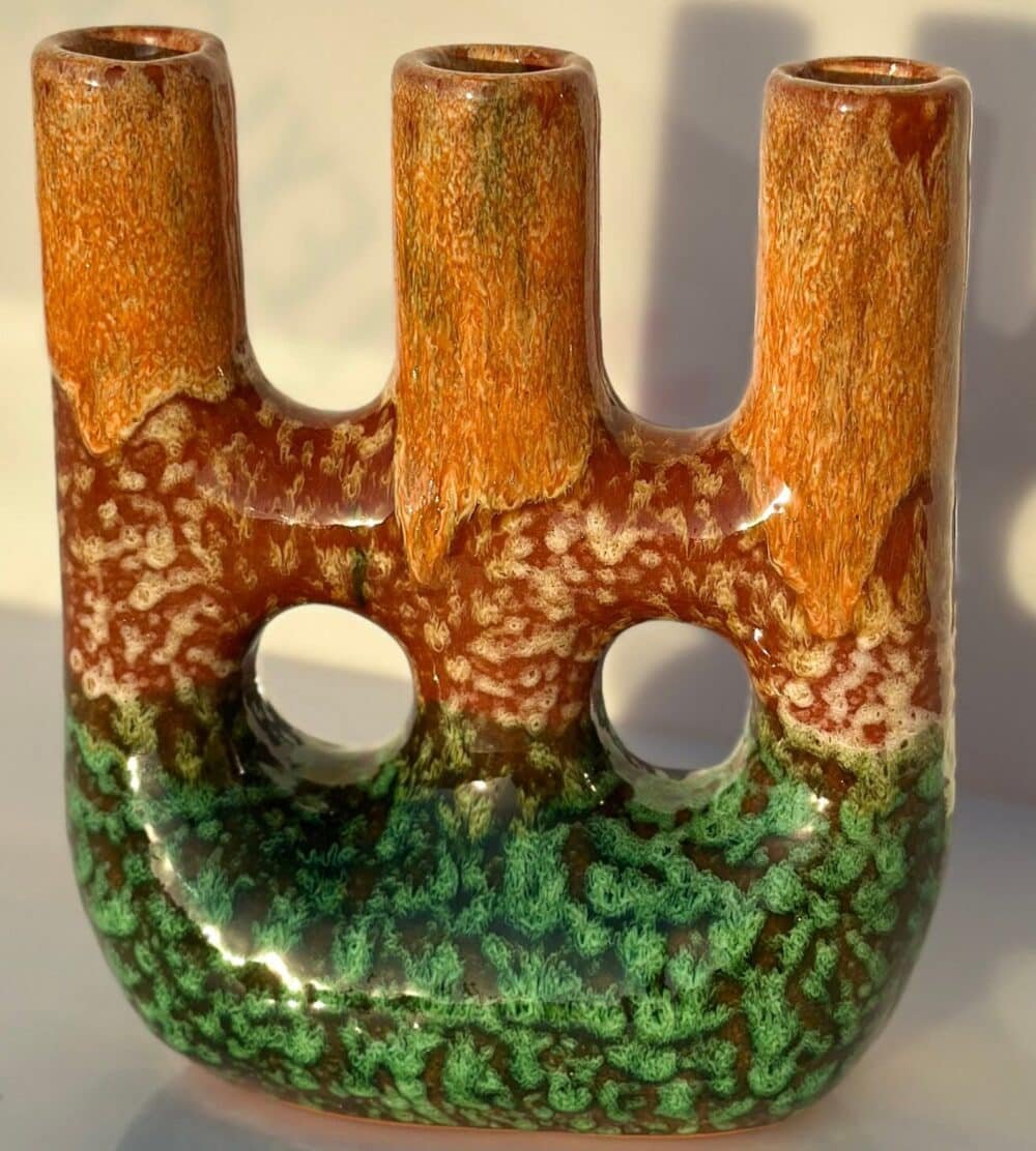 Close-up of the Magic Decorative Ceramic Vase showcasing elegant craftsmanship.