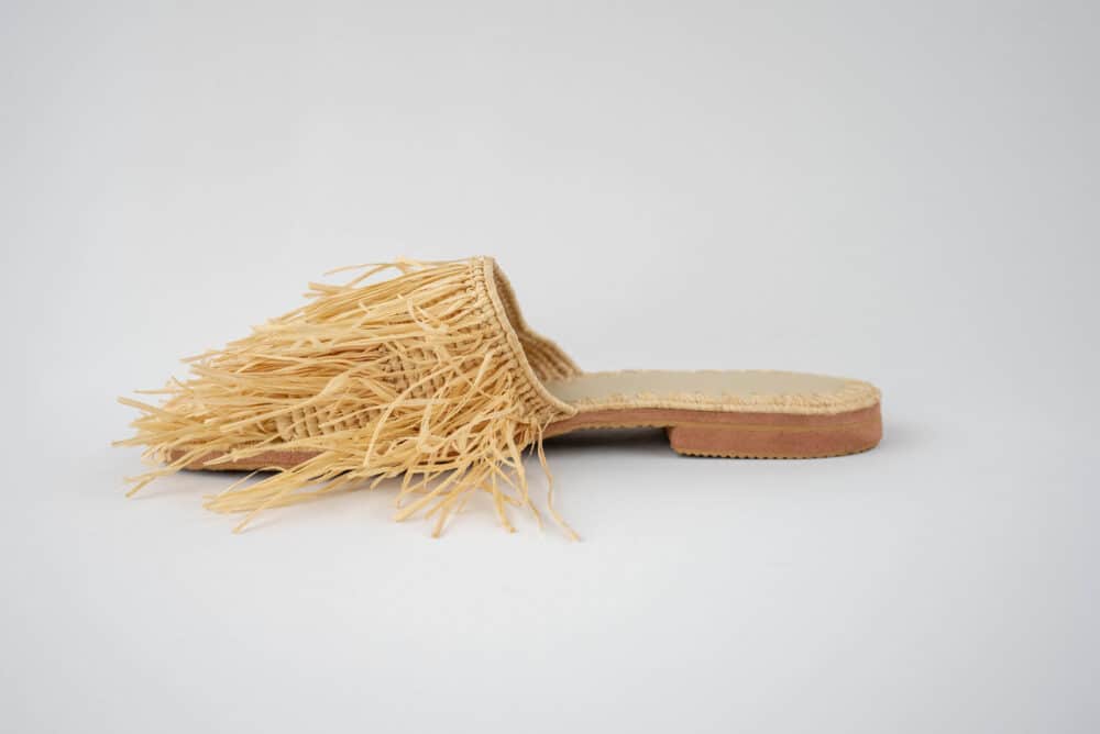 The Gorgeous Raffia Shoes styled with casual summer attire